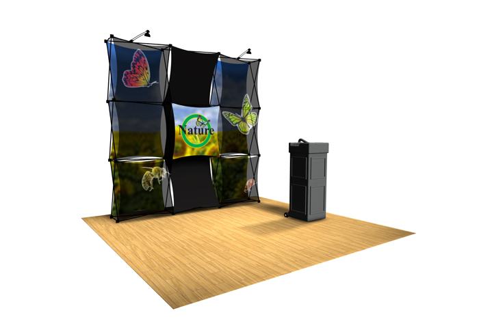 Xpressions Sheer 3x3 Pop Up Displays | Trade Show Displays Xpressions Sheer 3x3 Pop Up Displays | Trade Show Displays