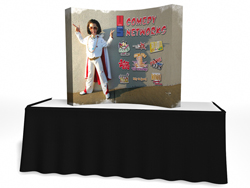 Trade Show Displays | VBurst Curved Fame Replacement Graphics Trade Show Displays | VBurst Curved Frame Replacement Graphics