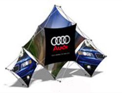 Xpressions 6 Quad Pop Up Displays | Trade Show Displays Xpressions 6 Quad Pop Up Displays | Trade Show Displays
