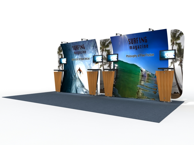 Magellan Miracle Custom Modular Hybrid Displays | Trade Show Exhibits Magellan Miracle Custom Modular Hybrid Displays | Trade Show Exhibits
