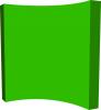Pop Up Trade Show Display | VBurst Replacement Graphic 3x3 Curved