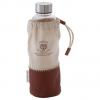 Promotional Giveaway Drinkware | Alternative Glass Bottle with Pouch 18oz