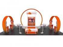  Custom Modular Hybrid Displays | VK-5128 Visionary Designs Island 