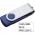 Promotional Giveaway Technology | Rotate Flash Drive 2GB Blue