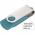 Promotional Giveaway Technology | Rotate Flash Drive 2GB Dark Teal