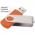 Promotional Giveaway Technology | Rotate Flash Drive 2GB Tangerine