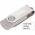 Promotional Giveaway Technology | Rotate Flash Drive 4GB Silver