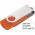 Promotional Giveaway Technology | Rotate Flashdrive 8GB Tangerine