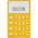Promotional Giveaway Technology | The Flex Calculator Yellow