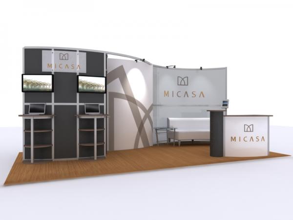 Visionary Designs Custom Hybrid Trade Show and Conference Exhibit VK-2924 Visionary Designs Custom Hybrid Trade Show and Conference Exhibit VK-2924