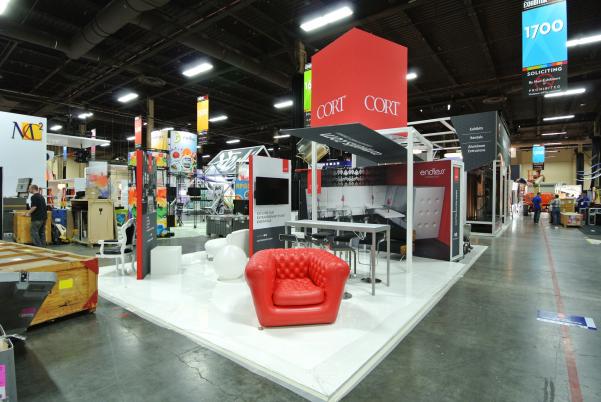 CORT Furniture EXHIBITOR 2013 Trade Show Display