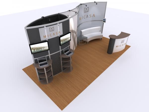 Visionary Designs Custom Hybrid Trade Show and Conference Exhibit VK-2924 Visionary Designs Custom Hybrid Trade Show and Conference Exhibit VK-2924